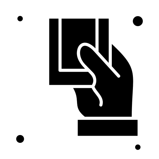 Payment hand cash payment icon