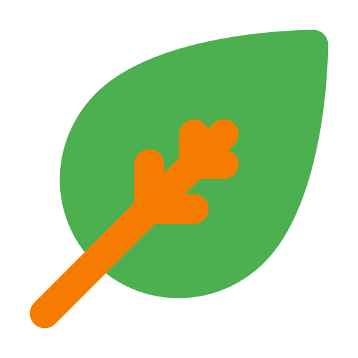 Leaf botanical plant leaves icon