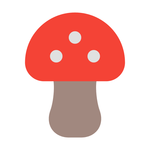 Mushroom plant spring food icon
