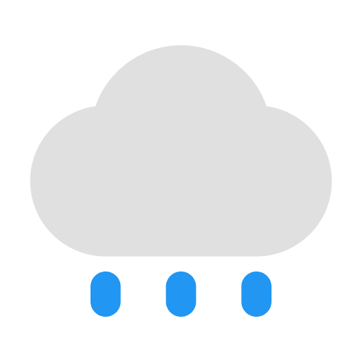 Rain cloud weather rain icon
