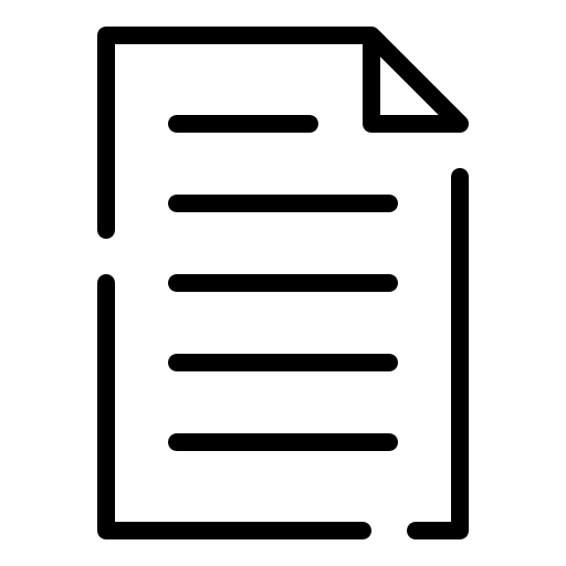 Paper page texts papers icon