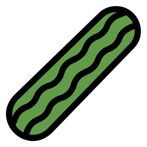 Cucumber healthy food vegetable vegan icon