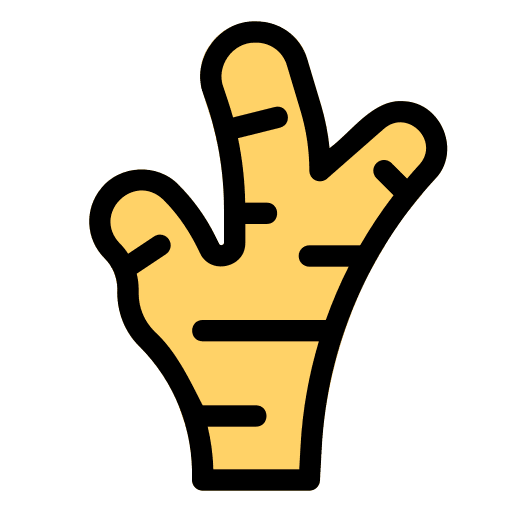 Ginger vegetable ripe ginger icon