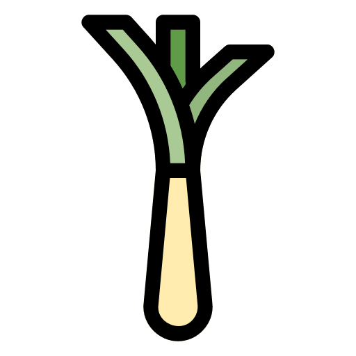 Leek food and restaurant healthy food vegetarian icon Leek food and restaurant healthy food vegetarian icon