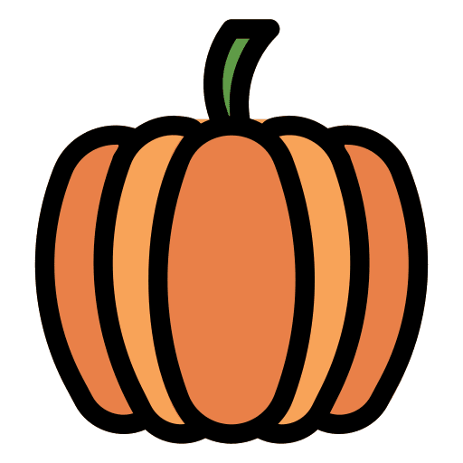 Pumpkin healthy food vegan food and restaurant icon Pumpkin healthy food vegan food and restaurant icon