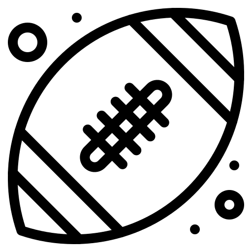 American football sports and competition sport equipment rugby icon American football sports and competition sport equipment rugby icon