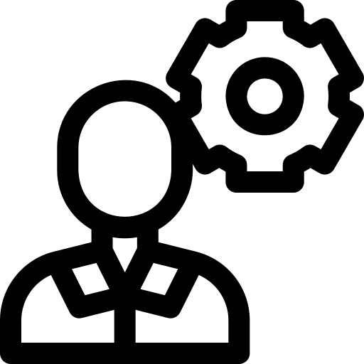 Gear user gear occupation icon