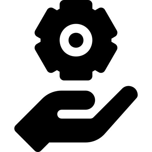 Gear gear business and finance help icon