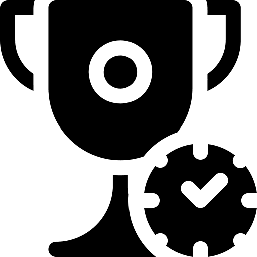 Trophy professions and jobs trophy cup icon