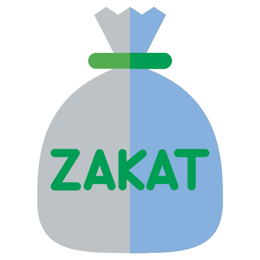 Zakat cultures give money pray icon