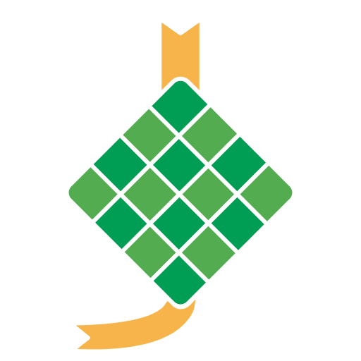 Ketupat cultures packed fasting icon Ketupat cultures packed fasting icon