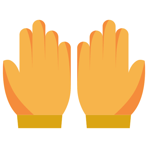 Praying muslim religious hands icon Praying muslim religious hands icon