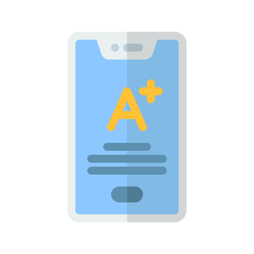 Grade grade elearning online learning icon