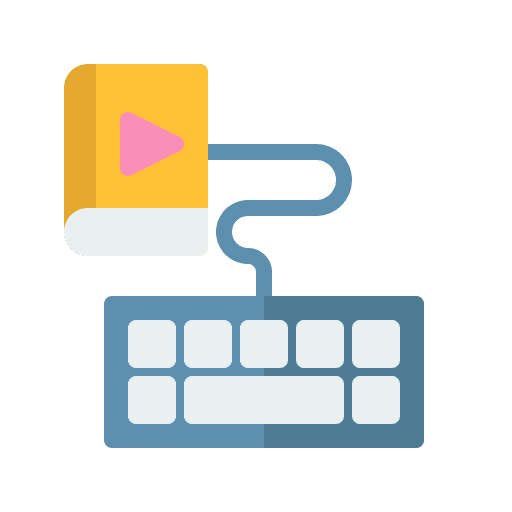 Digital learning keyboard digital learning online learning icon Digital learning keyboard digital learning online learning icon