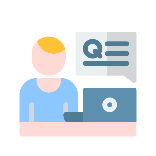 Online test laptop exam digital learning icon Online test laptop exam digital learning icon