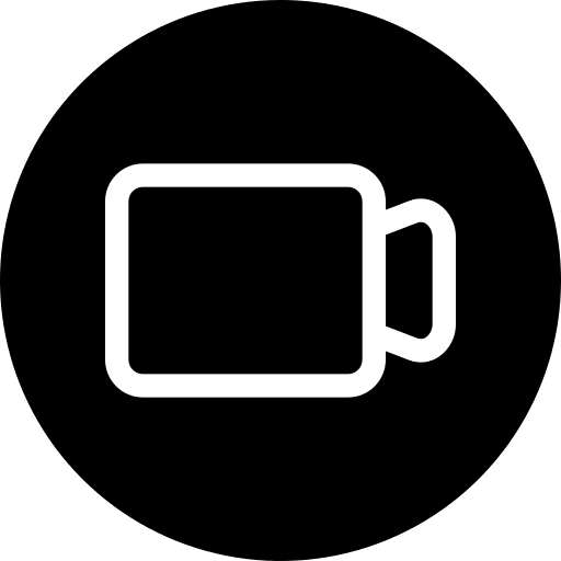 Video call button ui multimedia icon