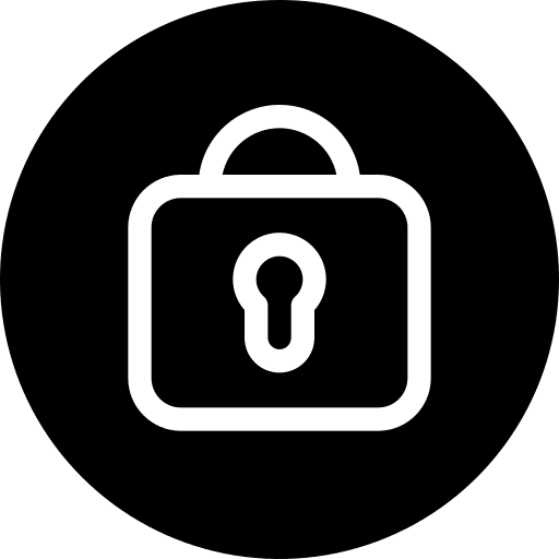 Lock web interface ui security icon
