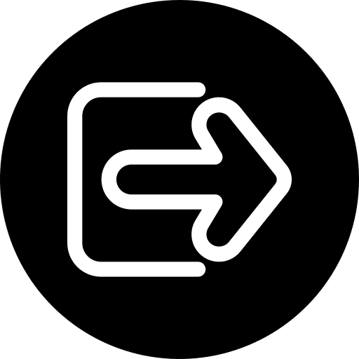 Right arrow log in login enter icon