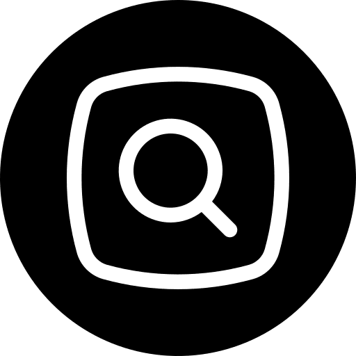 Searching web interface button magnifier icon