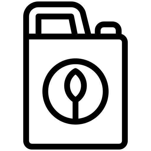 Eco fuel gasoline jerrycan fuel icon