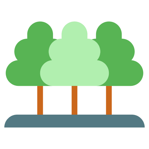 Forest garden forest nature icon
