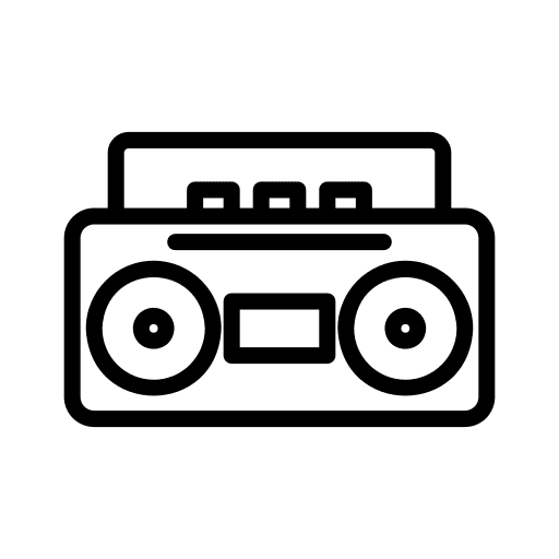 Radio tuner music radio tuner music and multimedia icon Radio tuner music radio tuner music and multimedia icon