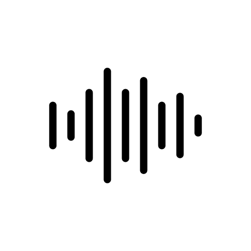 Sound waves music and multimedia sound wave music wave icon