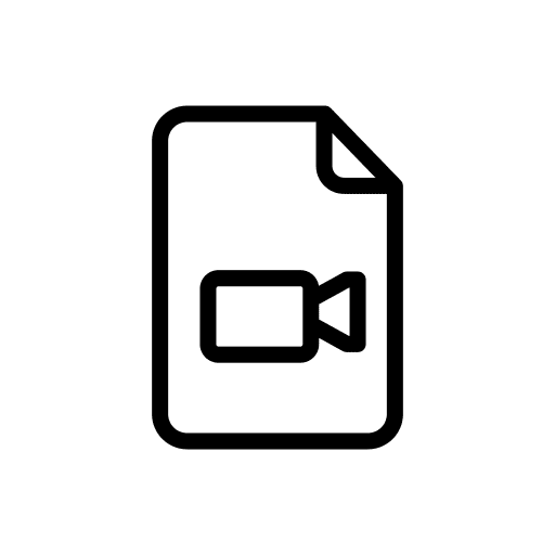 Video file files and folders schedule video file icon Video file files and folders schedule video file icon