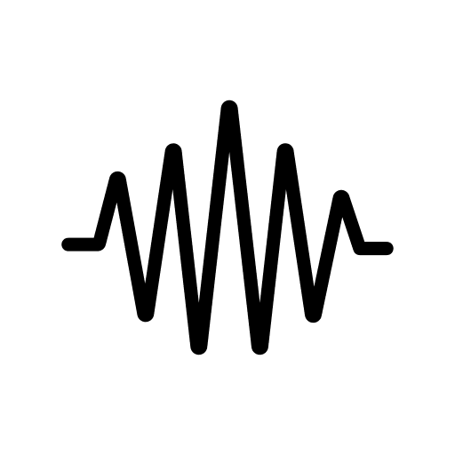 Wave sound apple music player music wave sound icon