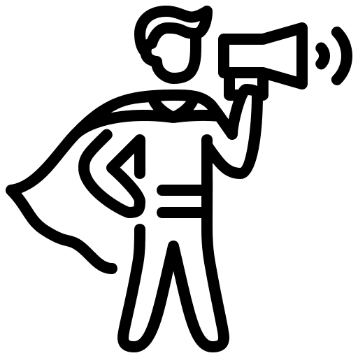 Influencer marketing celebrity promotion icon