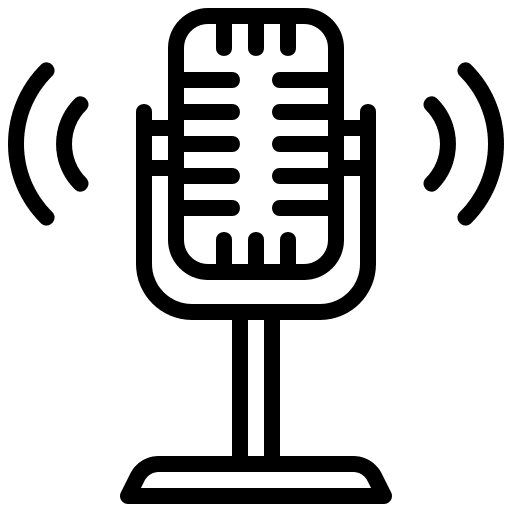 Microphone recording ui communications icon