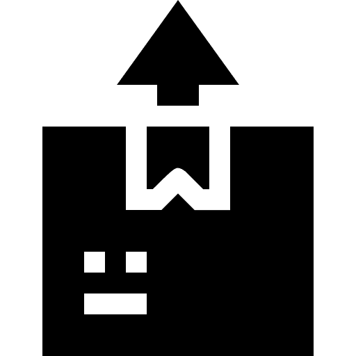 Export parcel shipping and delivery export icon Export parcel shipping and delivery export icon