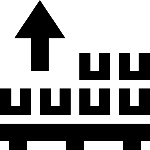 Export up arrow pallet export icon Export up arrow pallet export icon