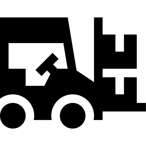 Forklift transportation freight logistics icon Forklift transportation freight logistics icon