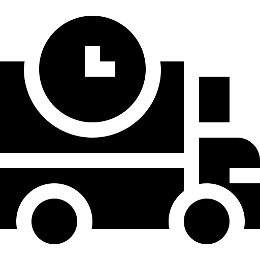 Delivery shipping and delivery clock ship icon Delivery shipping and delivery clock ship icon