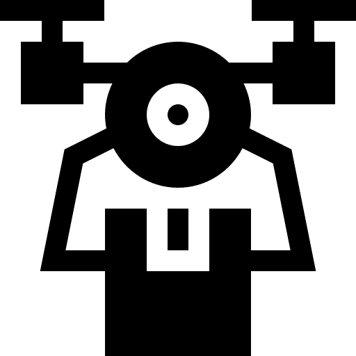 Drone package cargo logistics icon Drone package cargo logistics icon