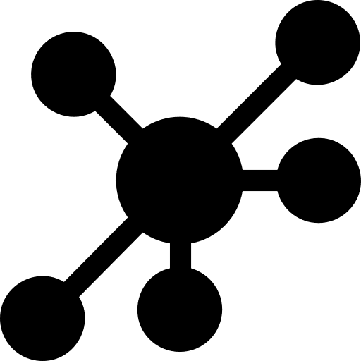 Molecule biology science chemistry icon