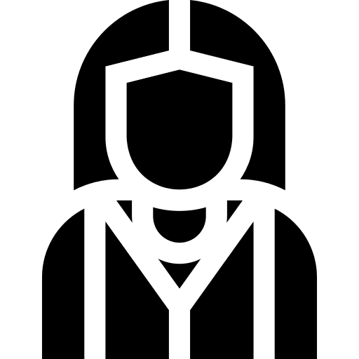 Scientist woman user science icon Scientist woman user science icon