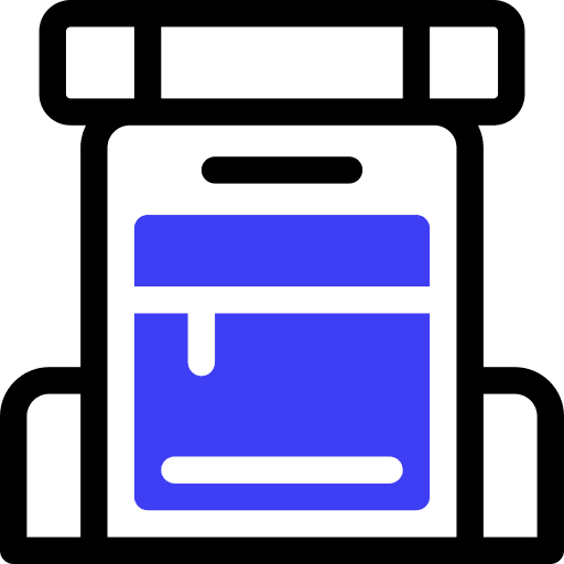 Backpack bags travel luggage icon