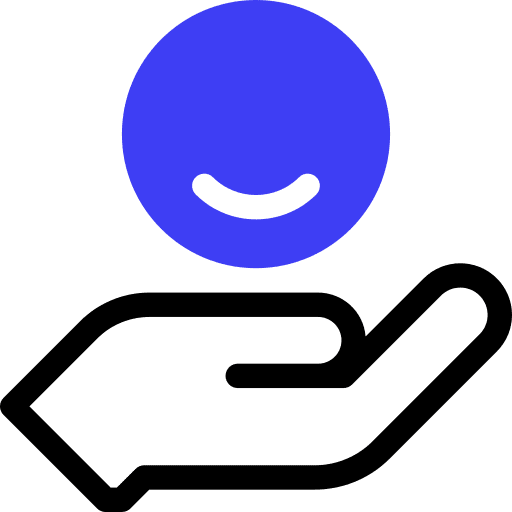 Good attitude smile hand smiley icon Good attitude smile hand smiley icon