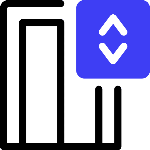 Lift lift transport door icon Lift lift transport door icon