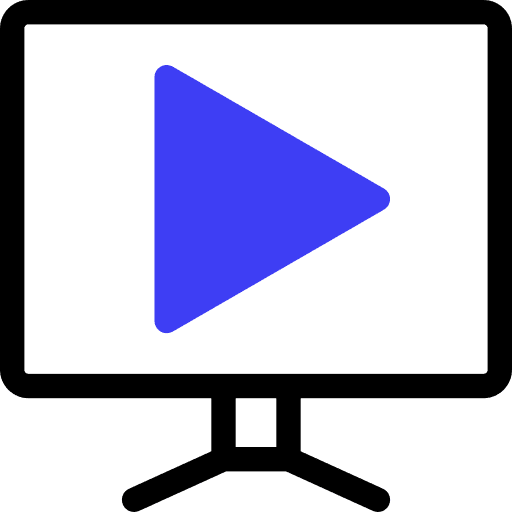 Television monitor electronic entertainment icon Television monitor electronic entertainment icon