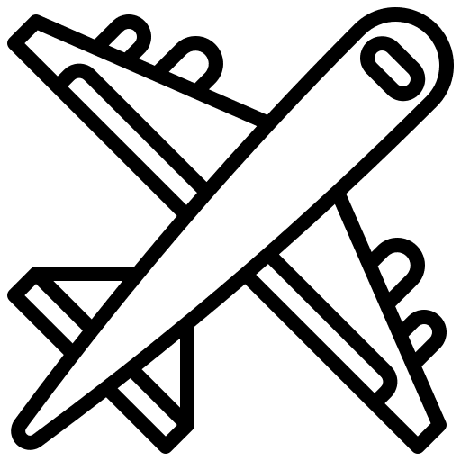 Airplane transportation airplane air plane icon