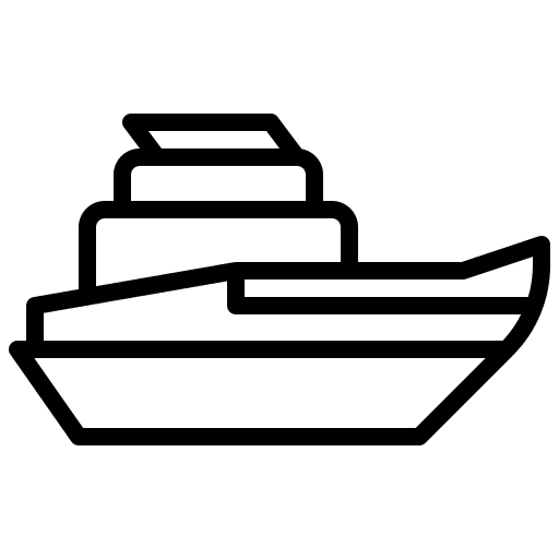 Boat ferry boat transport yacht icon