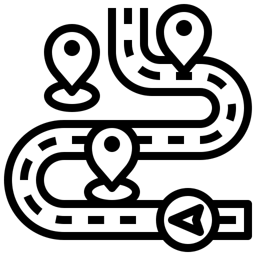 Route map pointer finish start icon Route map pointer finish start icon