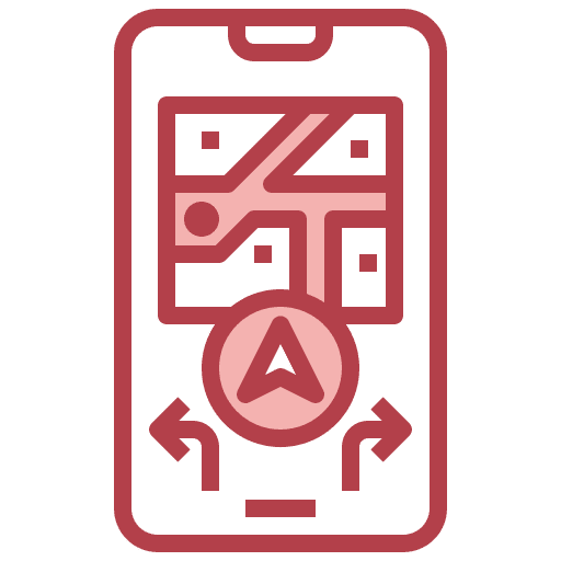 Gps maps and location mobile phone navigation icon Gps maps and location mobile phone navigation icon