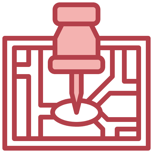 Pin map position pointer icon Pin map position pointer icon