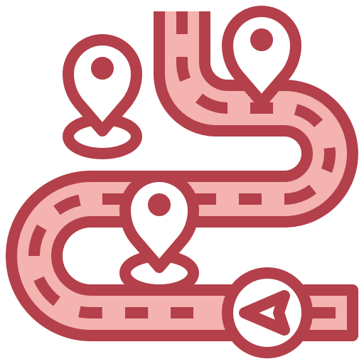 Route map location finish location icon Route map location finish location icon