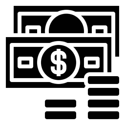 Cash money business and finance finances currency icon