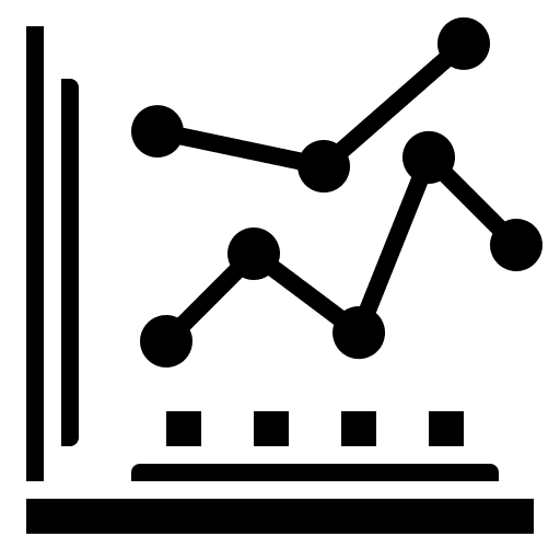 Line graph diagram analysis graphic icon Line graph diagram analysis graphic icon